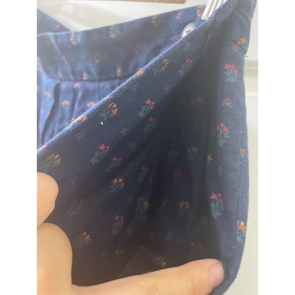 VTG Lands End Pleated Midi Skirt Cottagecore - Picture 8 of 8